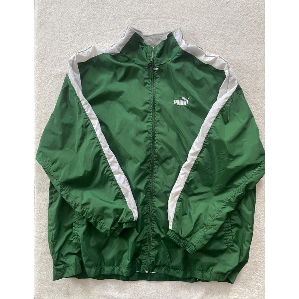 90s Vintage 7up Puma XL Mens Nylon Jacket Embroidered Collab Windbreaker‎ Track